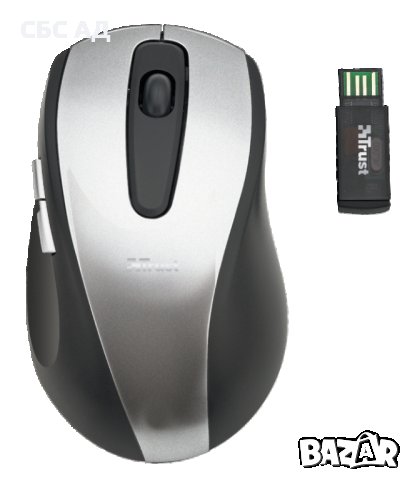 МИШКА TRUST WIRELESS OPTICAL MOUSE MI-4910D, снимка 2 - Клавиатури и мишки - 27761982