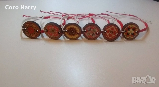 Комплект 6мартеници,ръчно изработени