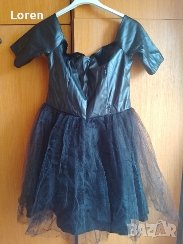 Ново!*VS fashion*Рокля кожа и воал, снимка 8 - Рокли - 52509181