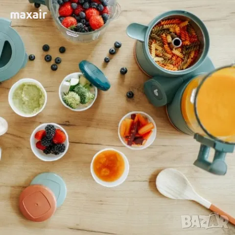 Babymoov Уред за готвене на пара Nutribaby Glass *** Безплатна доставка, снимка 11 - Прибори, съдове, шишета и биберони - 48803504