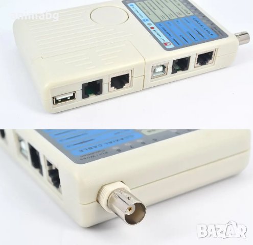 ANIMABG Тестер за UTP, STP LAN кабели, Tracker Detector, снимка 7 - Друга електроника - 43839866