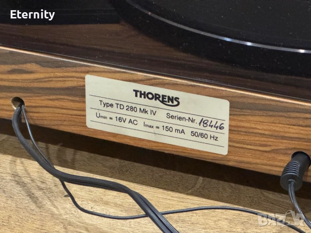 Thorens TD 280 MK IV /Грамофон, снимка 10 - Грамофони - 52868835