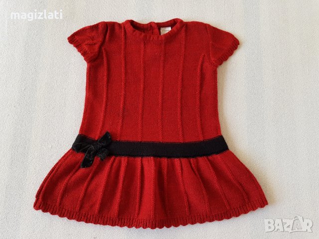 Коледна рокля 12-18 месеца, снимка 3 - Бебешки рокли - 27407836