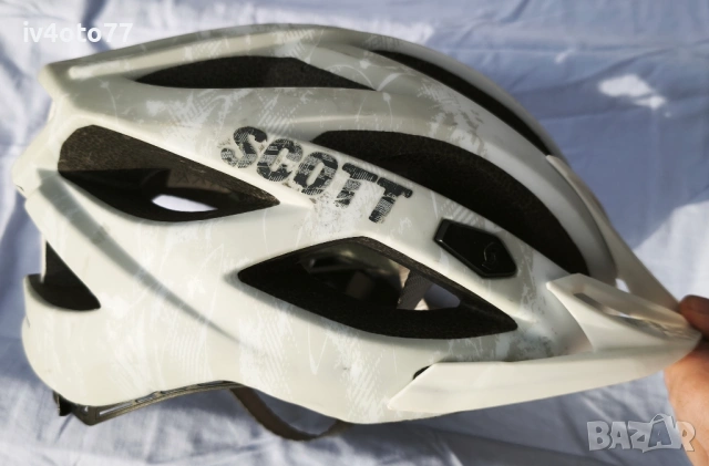  Продавам каска за велосипед SCOTT GROOVE II white-mat размер М, снимка 3 - Аксесоари за велосипеди - 53393984