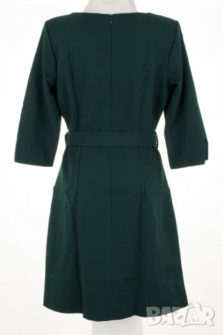 Рокля с колан в зелен цвят марка Colour Mist - XL, снимка 2 - Рокли - 38159028