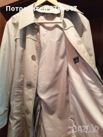 Мъжки шлифер с подплата, снимка 3 - Якета - 32632838