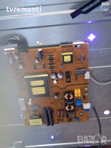 POWER BOARD ,17IPS72,за 49-инчов телевизор JVC Модел LT-49VU73K, с дисплей VES490QNDS-2D-U11
