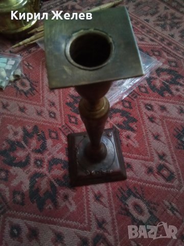 Стар бронзов свещник 42529, снимка 16 - Колекции - 43785647