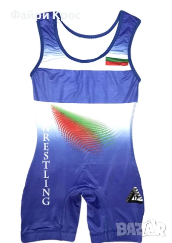 Трико за борба, вдигане на тежести, сублимация - червено, синьо, снимка 2 - Други спортове - 50467999