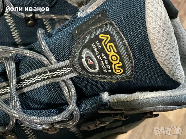 ASOLO-gore-tex-трекинг обувки 43 .вибрам, снимка 2 - Спортни обувки - 43528703