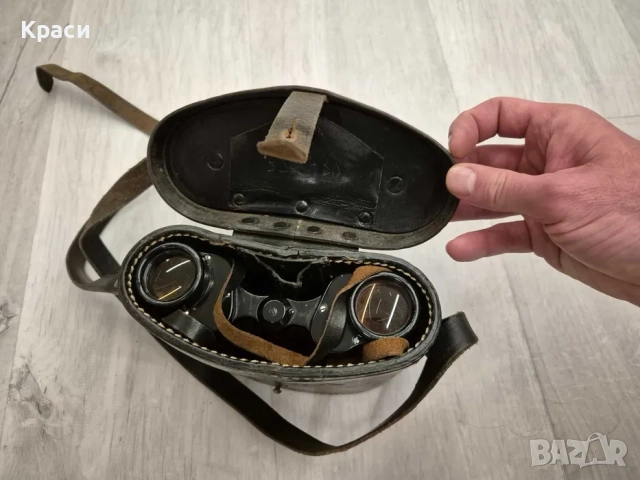 Бинокъл Leitz Wetzlar BIDOX 6x30 Немска оптика. С дилърска маркировка, снимка 5 - Други ценни предмети - 52565615