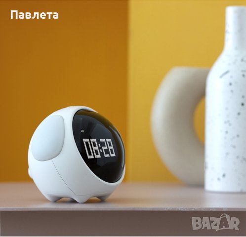 🤩 Емоджи часовник-аларма с голям цифров дисплей, снимка 5 - Друга електроника - 43087434