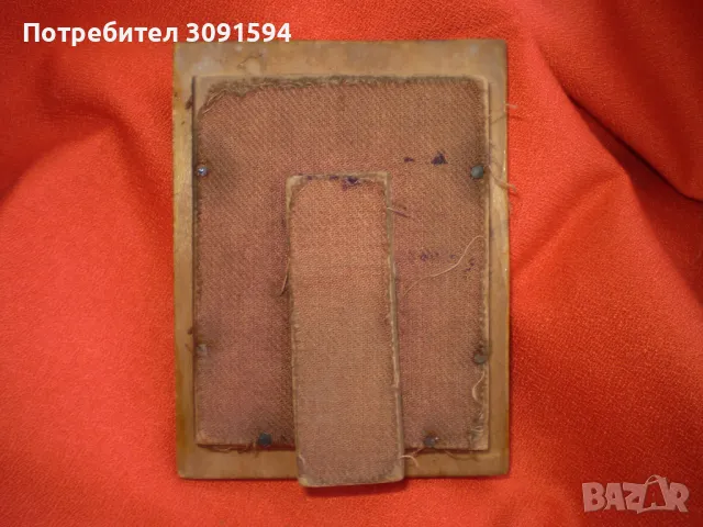 Врамка настолна рамка дърворезба фигура гайдар, снимка 4 - Антикварни и старинни предмети - 49277005