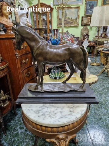 Страхотна антикварна авторска френска бронзова фигура статуетка скулптура , снимка 8 - Антикварни и старинни предмети - 50644442