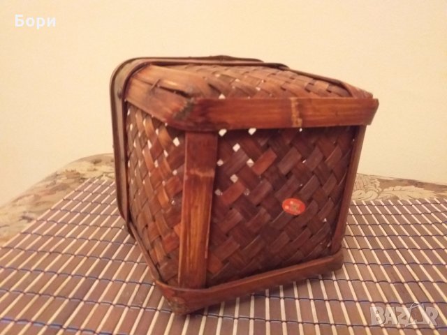 Плетен панер,кош,кутия, снимка 6 - Декорация за дома - 27860536