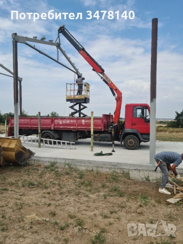 МАН САМОСВАЛ С КРАН