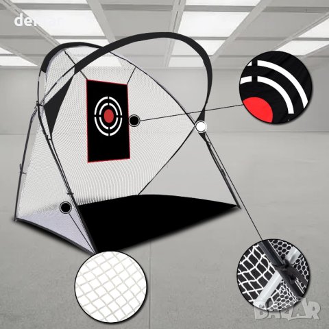 Kapler Мрежа за практикуване на голф - № 6 - 2,7х2,1х1,5 м, снимка 3 - Голф - 43951737