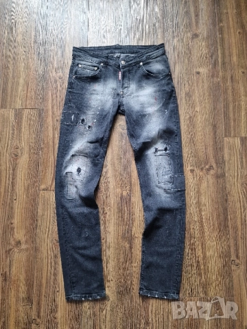 Страхотни мъжки слим дънки DSQUARED2 размер 48 / М 