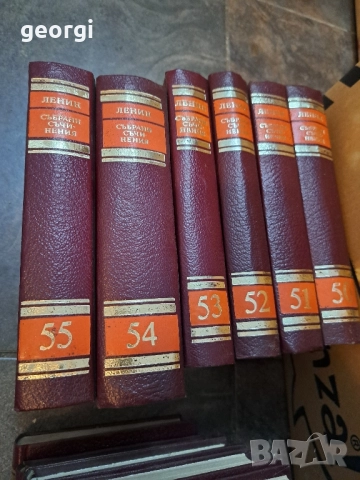 луксозни книги с твърди корици 55 тома избрани съчинения Ленин , снимка 3 - Художествена литература - 52702372
