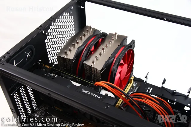 Thermaltake Core V21 Micro Chassis., снимка 5 - Захранвания и кутии - 48909990