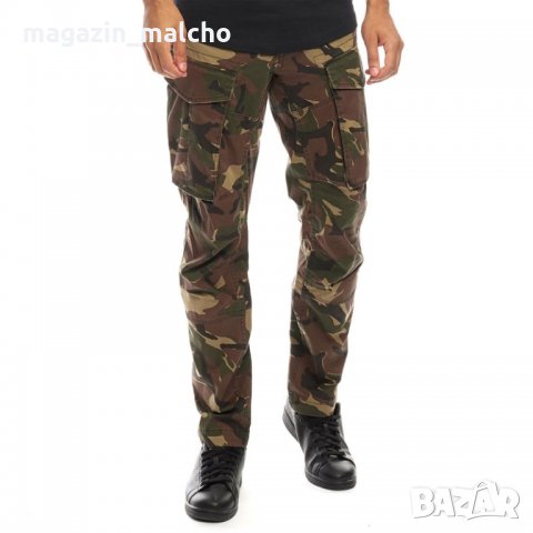 МЪЖКИ ПАНТАЛОН – G-STAR RAW Rovic 3D Straight Tapered Cargo Pants Dark Fall; размери: W31L и W33S, снимка 2 - Панталони - 28570260