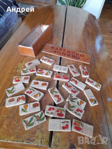 Старо Картинно Домино, снимка 3 - Други ценни предмети - 43836497