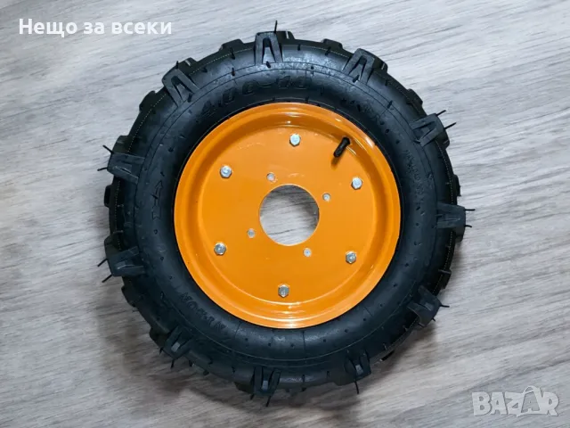 Гуми за мотофреза - Вътрешна + Външна + Джанта 4х10