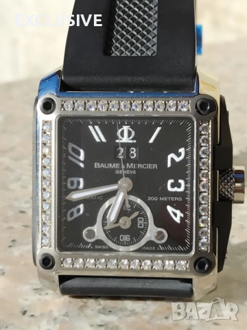 Нов Швейцарски Автоматик Baume & Mercier с Диамантен Базел