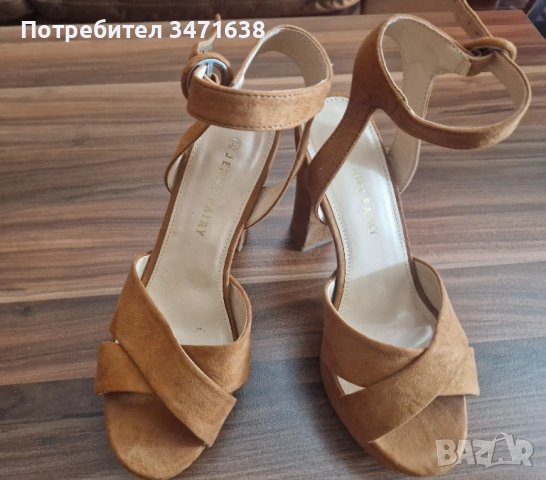 Сандали на платформа, Jenny Fairy,37, снимка 2 - Сандали - 50841424