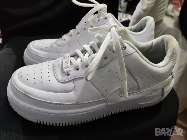 Оригинални маркови Nike Air Force 1 Jester XX Triple White, снимка 3 - Маратонки - 35288480