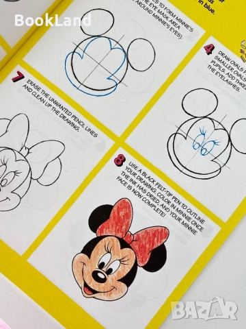 Learn to draw Mickey and Minnie| Disney| Как да нарисуваш Мики и Мини , снимка 6 - Други - 51591573