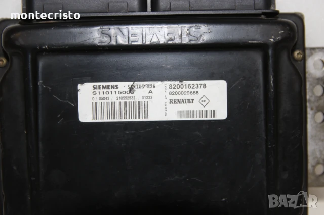 Моторен компютър Renault Clio II (1998-2005г.) 8200162378 / Sirius 32N / 8200029658 / S110115000A, снимка 2 - Части - 51151527