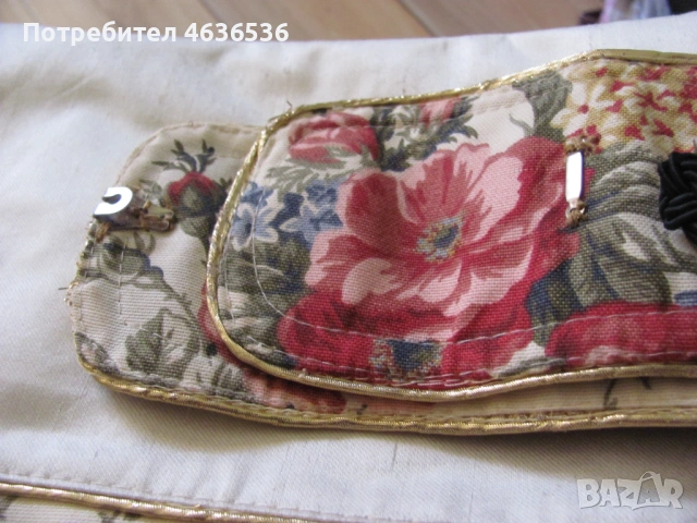 Дамска чанта и колан с мъниста и пера, снимка 7 - Чанти - 53272060