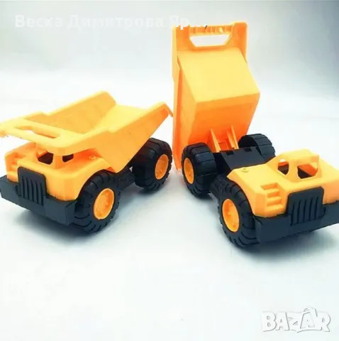 Комплект от 2 строителни машини, багер и камион, снимка 3 - Коли, камиони, мотори, писти - 48031057