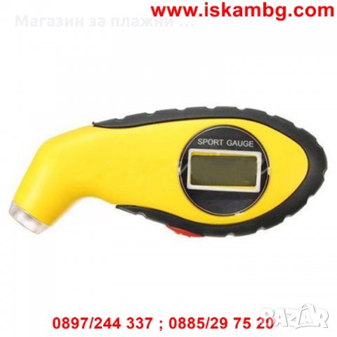 Дигитален манометър за гуми , снимка 3 - Аксесоари и консумативи - 28386516