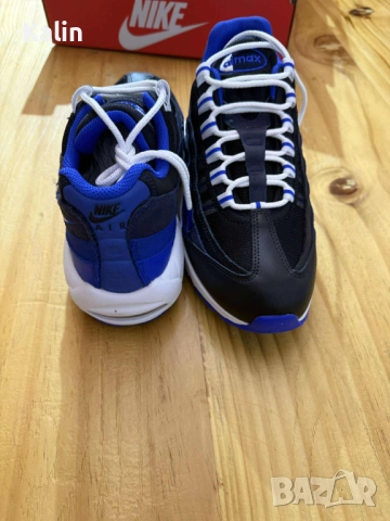 Nike Air Max 95 - Black/White-Team Royal-Deep Royal Blue, снимка 3 - Спортни обувки - 52311409