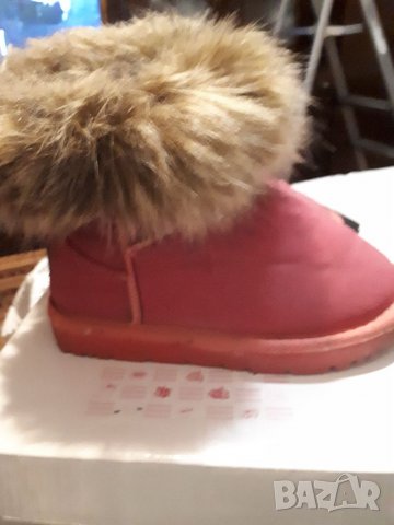 Боти с пух за момиче , снимка 2 - Детски боти и ботуши - 35175209