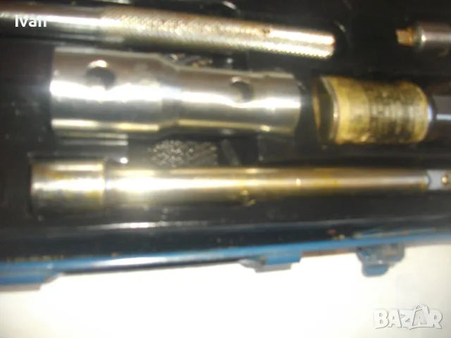 НЕМСКА МАЛКА ГЕДОРИЯ ИНСТРУМЕНТАЛИУМ 18 ЧАСТИ СТАРО КАЧЕСТВО ТРЕСЧОТКА ТОРСОВЕ АДАПТЕРИ НЕПЪЛЕН К-Т, снимка 14 - Други инструменти - 48563559