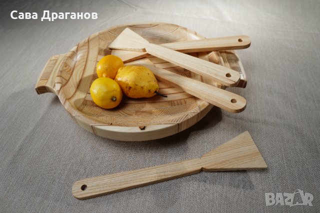Дървени бъркалки, снимка 10 - Прибори за хранене, готвене и сервиране - 40359359