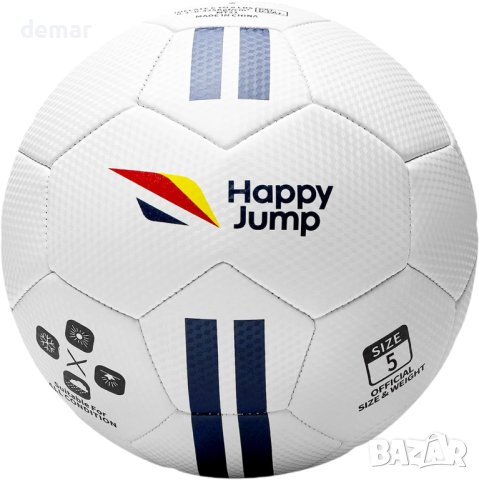 Футболна топка Happy Jump, размер 5, снимка 1