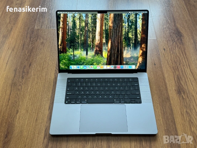 16' Apple MacBook Pro M1 2021 Space Grey 32GB RAM/512GB SSD/Бат 12ч, снимка 2 - Лаптопи за работа - 53383979