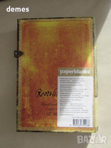 Луксозна тетрадка-дневник, тефтер Paperblanks Rembrandt, нов, снимка 4 - Други - 44120278