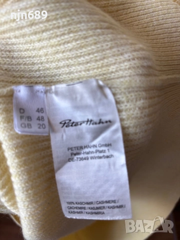 100% кашмир, снимка 2 - Блузи с дълъг ръкав и пуловери - 53531777