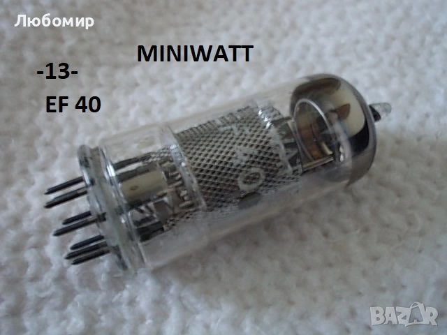 Радиолампи EF / EL - списък, снимка 9 - Друга електроника - 51157020