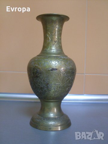 Бронзова ваза "Индия"., снимка 6 - Други ценни предмети - 26628761