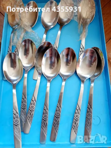 стари руски лъжички за чай руски старинни прибори лъжички ссср, снимка 2 - Антикварни и старинни предмети - 50138907