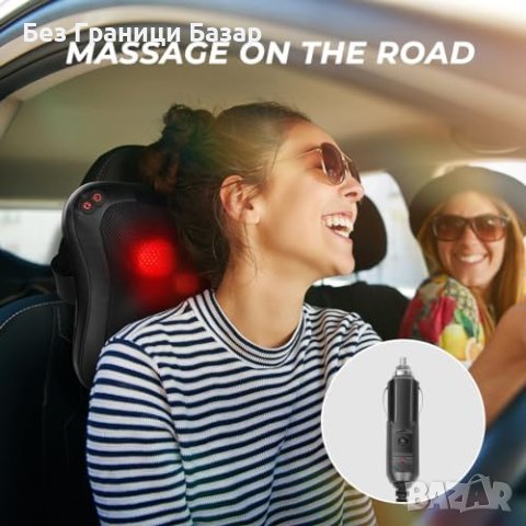 Нова VOSFEEL Масажираща Възглавница с Топлина - За Гърба и Врата, снимка 8 - Други - 43942818