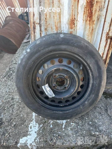 резервна джанта с гума за  opel corsa C джанти 4x100 r14 - 14 цола -НЕ Е патерица -цена 25лв - 4 x 1