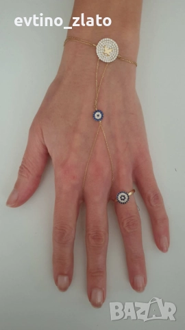 Златни гривни Шахмаран , снимка 3 - Гривни - 52562279