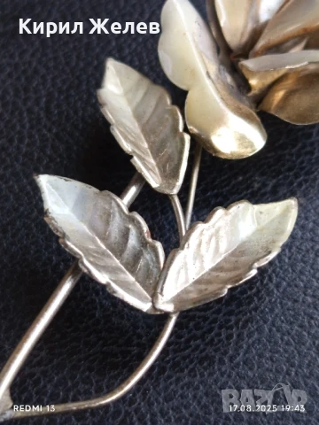ВИНТИДЖ БРОШКА РЕТРО АРТ СТИЛЕН ДИЗАЙН 10921, снимка 3 - Други - 51395585